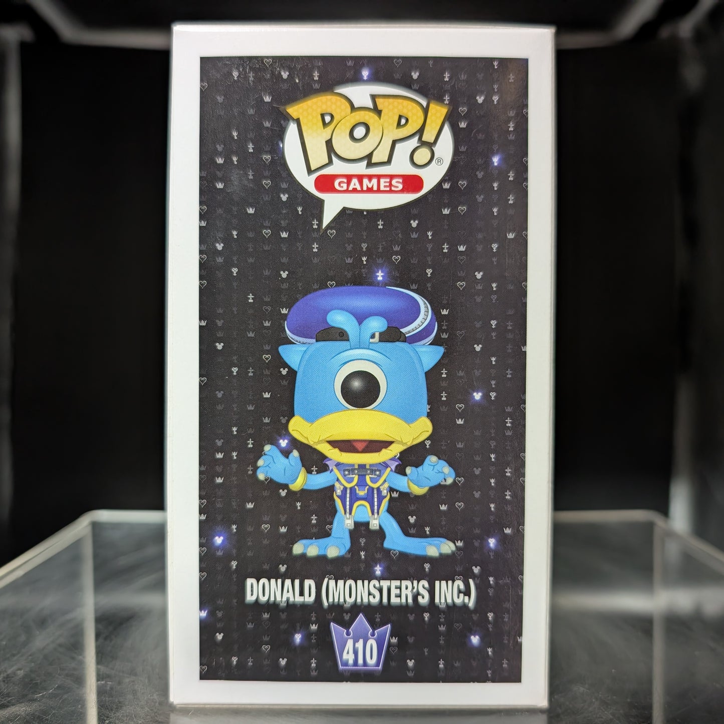 FUNKO POP! Vinyl Games RARE Kingdom Hearts III #410 Donald (Monster's Inc.) [VAULTED]