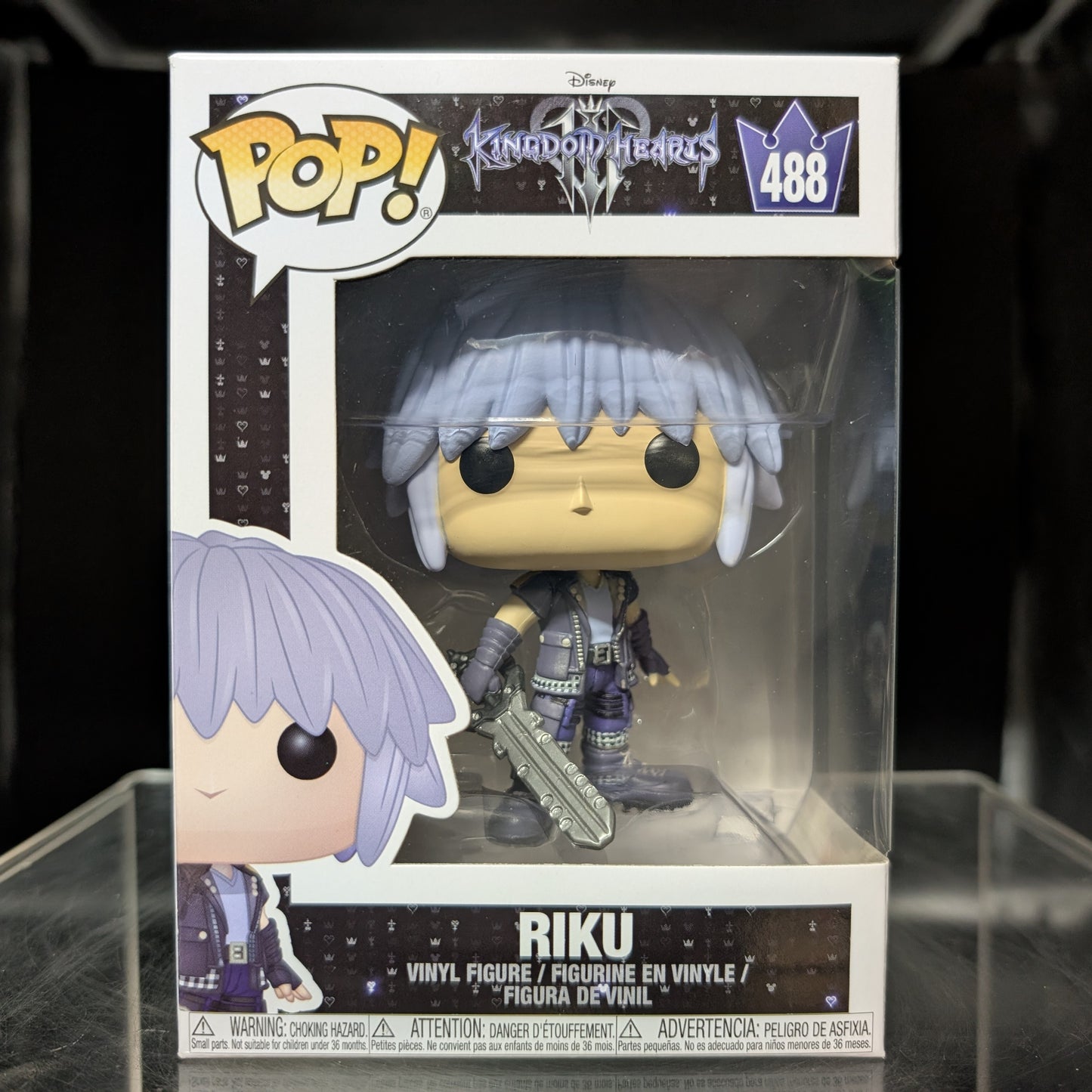 FUNKO POP! Vinyl Disney RARE Kingdom Hearts III #488 Riku (Kingdom Hearts III) [VAULTED]