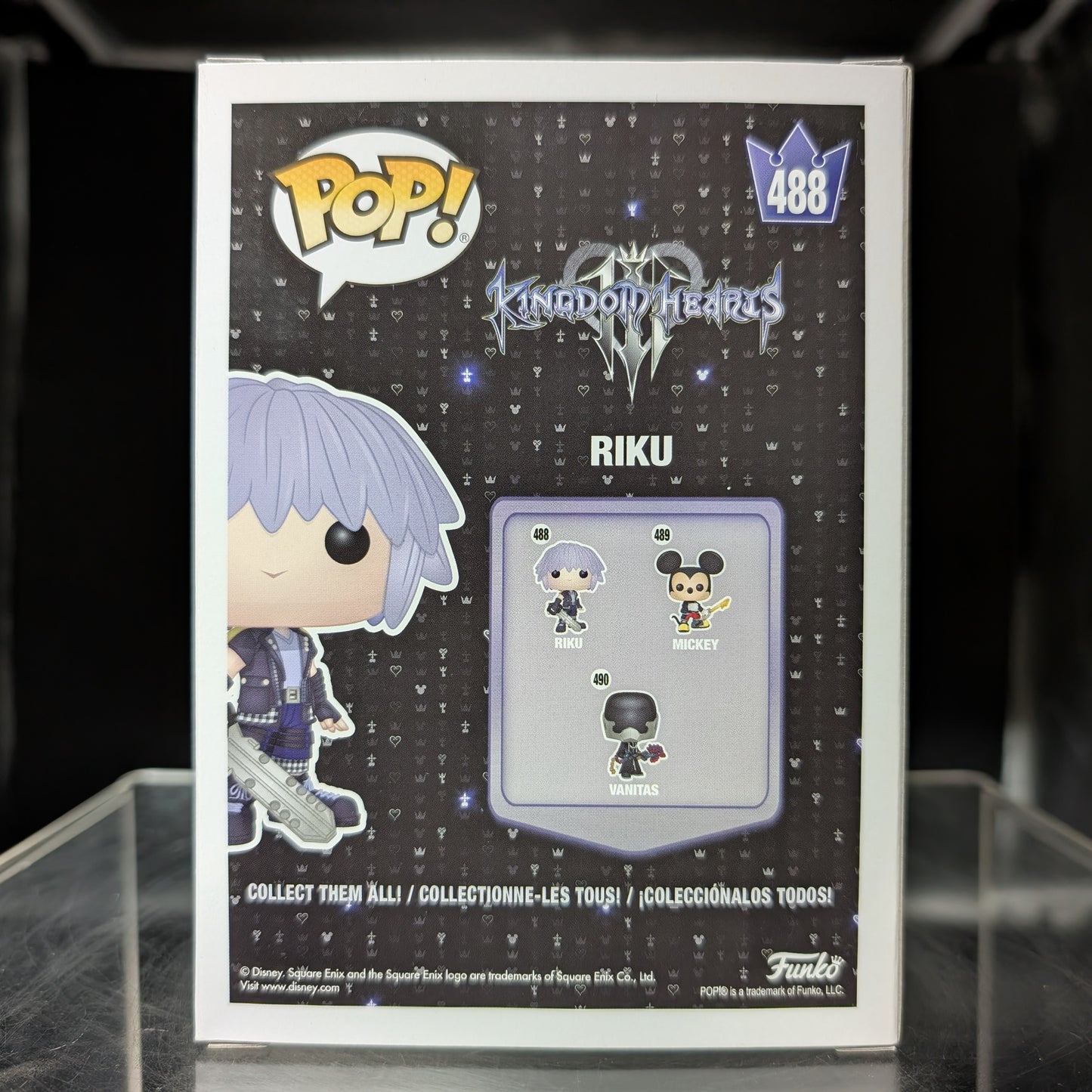 FUNKO POP! Vinyl Disney RARE Kingdom Hearts III #488 Riku (Kingdom Hearts III) [VAULTED]