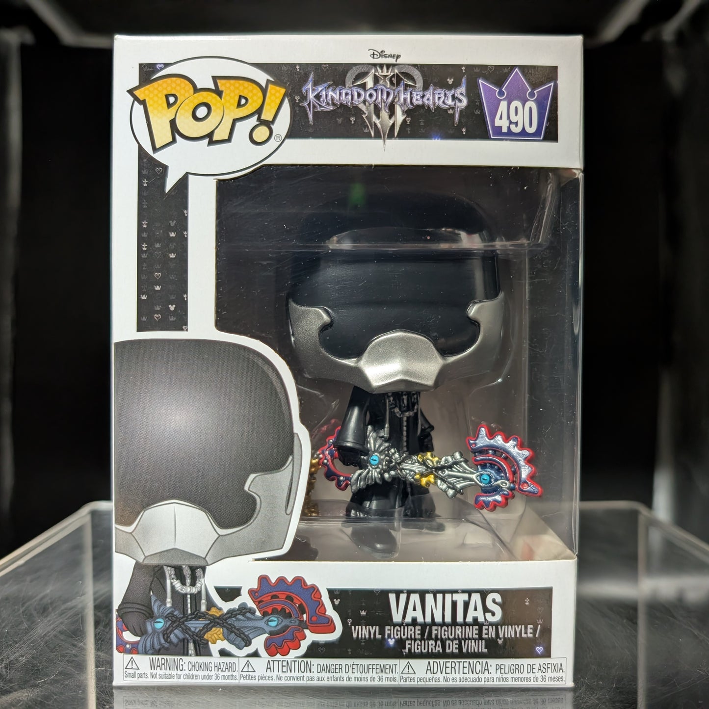 FUNKO POP! Vinyl Games RARE Kingdom Hearts III #490 Vanitas (Kingdom Hearts III) [VAULTED]
