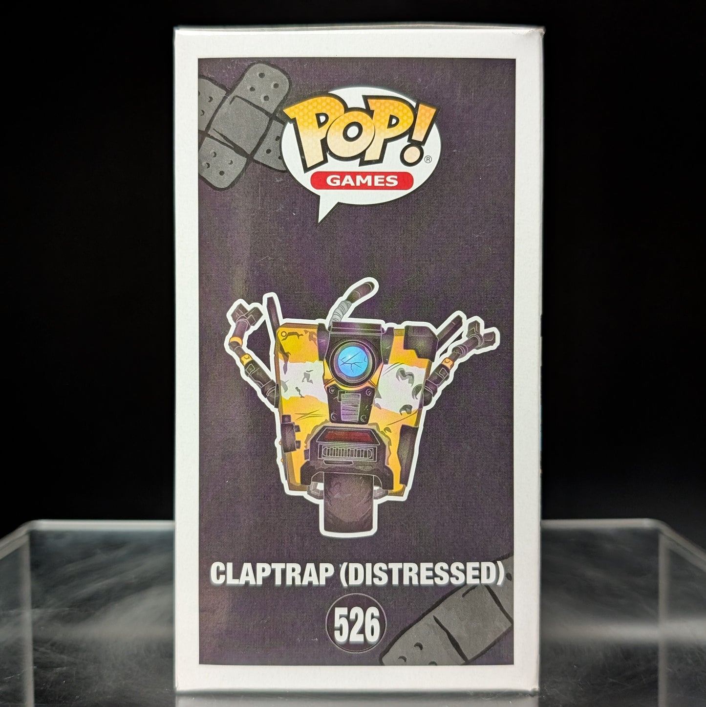 FUNKO POP! Vinyl Games RARE Borderlands 3 #526 Claptrap (Distressed) [VAULTED]