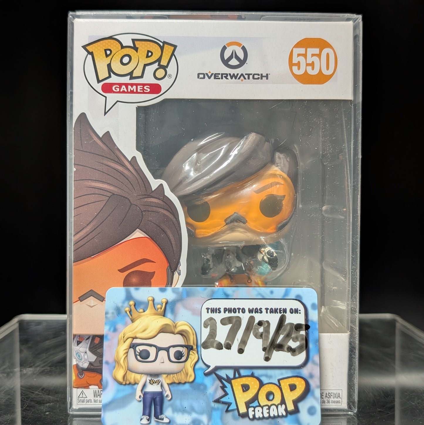 FUNKO POP! Vinyl Games RARE Overwatch #550 Tracer (Overwatch 2) [VAULTED]