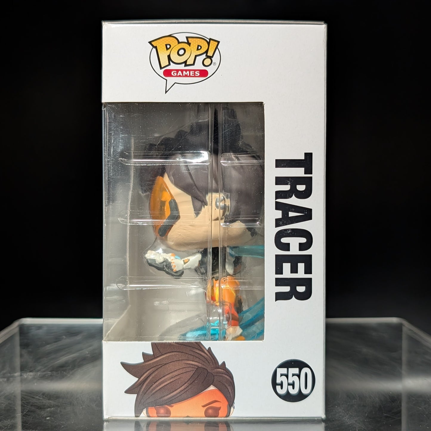 FUNKO POP! Vinyl Games RARE Overwatch #550 Tracer (Overwatch 2) [VAULTED]