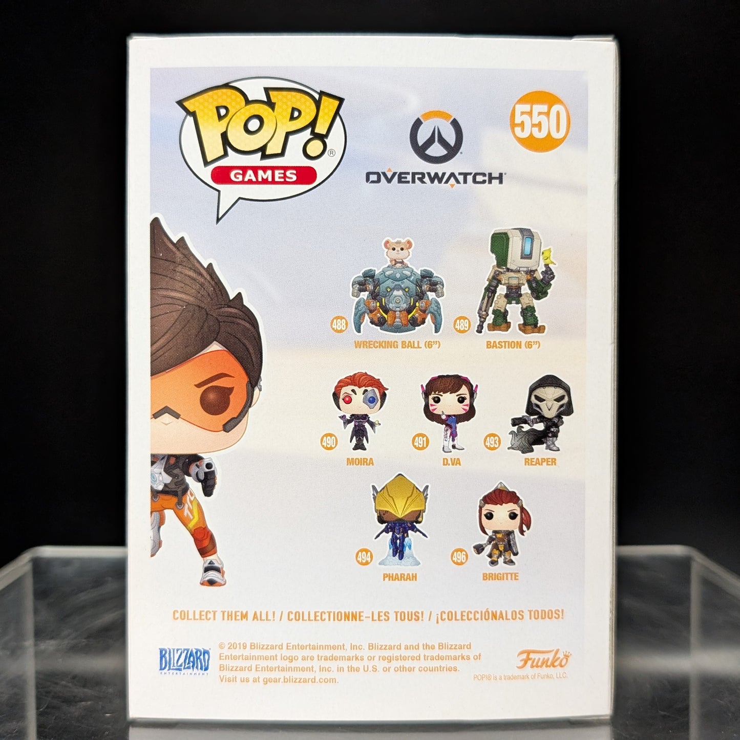 FUNKO POP! Vinyl Games RARE Overwatch #550 Tracer (Overwatch 2) [VAULTED]