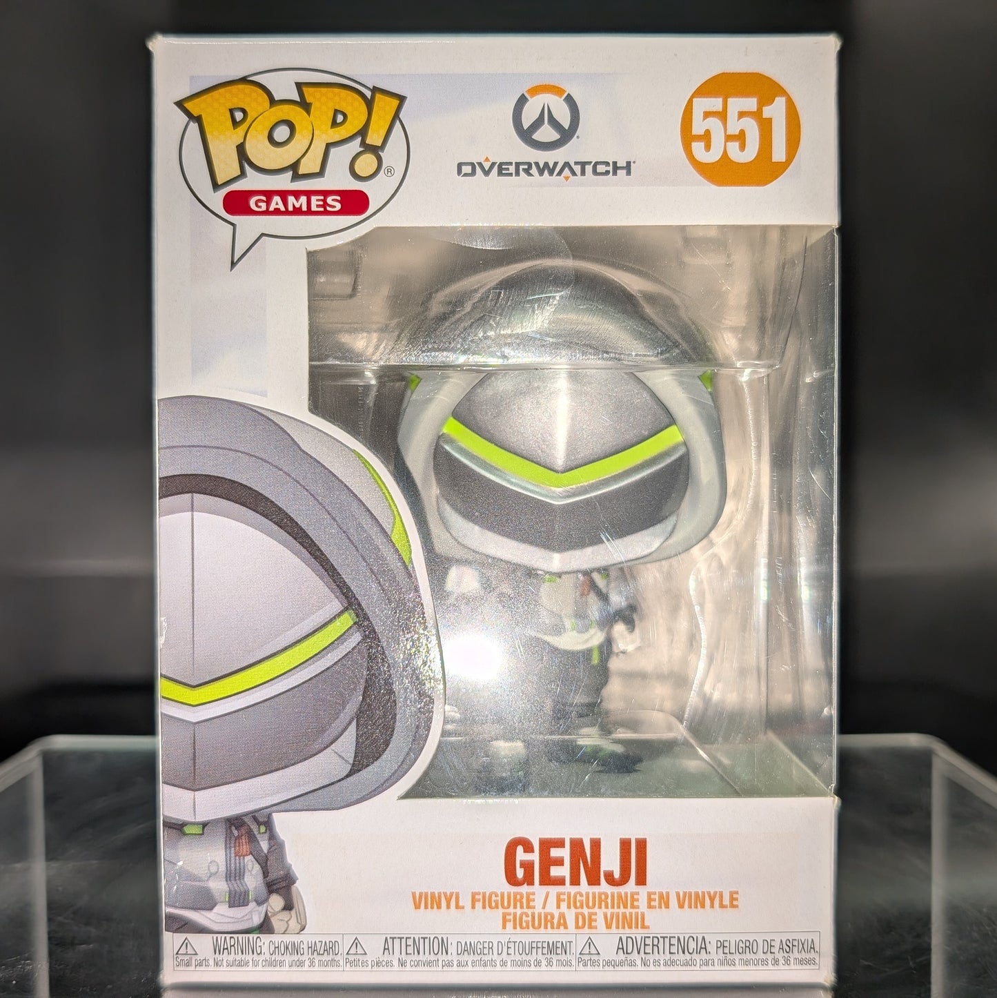 FUNKO POP! Vinyl Games RARE Overwatch #551 Genji [VAULTED]