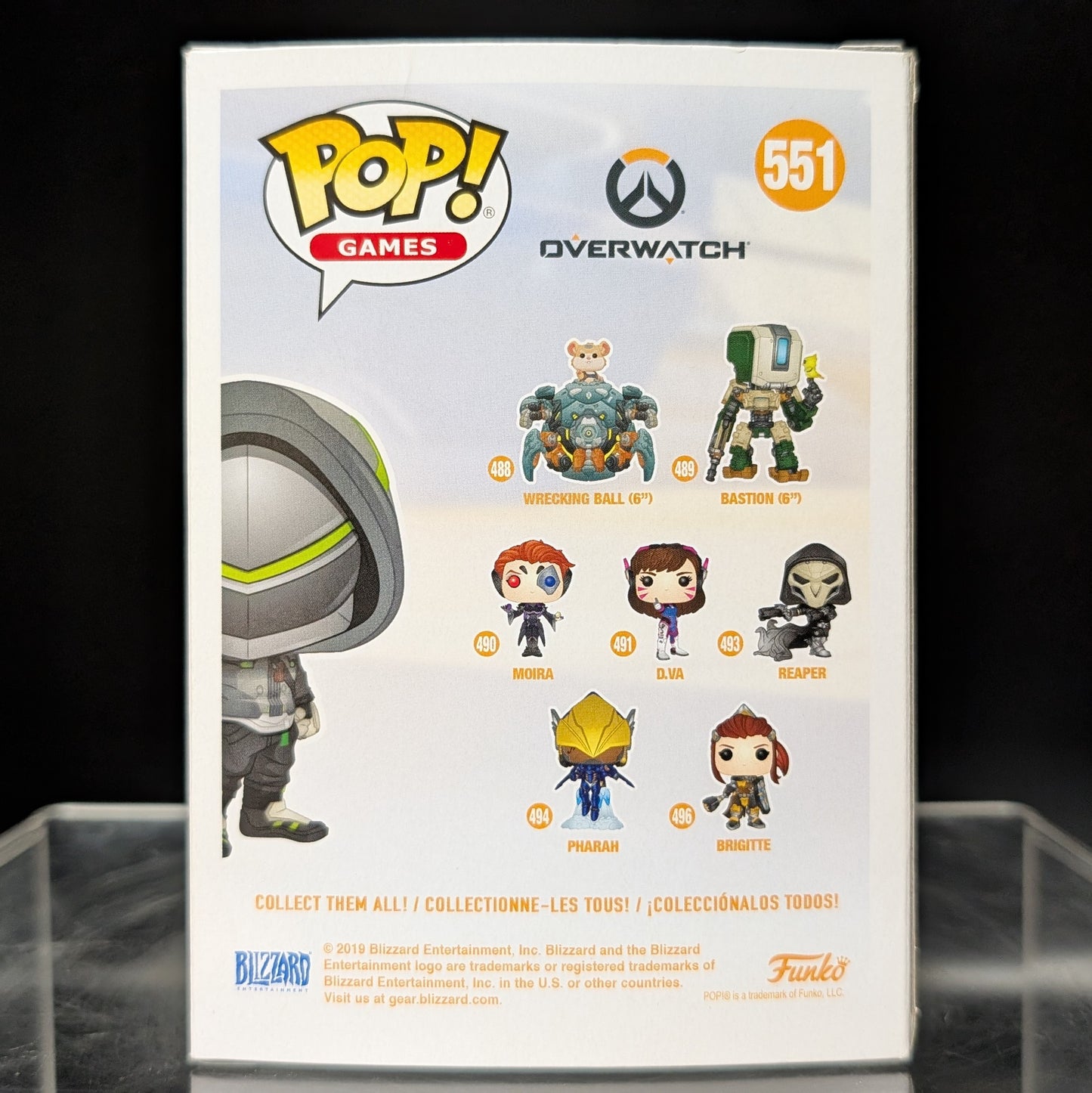 FUNKO POP! Vinyl Games RARE Overwatch #551 Genji [VAULTED]