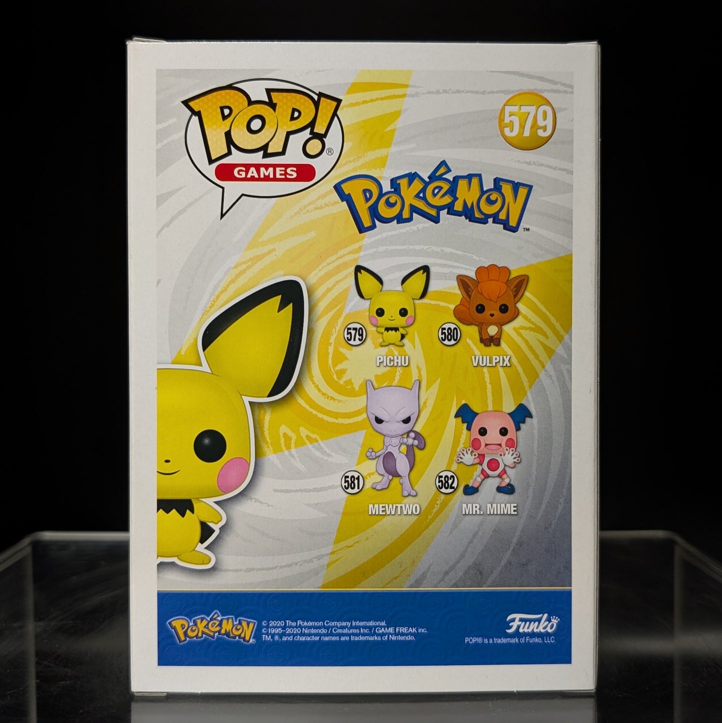 FUNKO POP! Vinyl Games RARE Pokemon #579 Pichu [VAULTED]