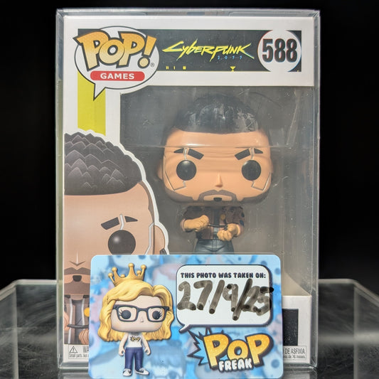 FUNKO POP! Vinyl Games RARE Cyberpunk 2077 #588 V - Male [VAULTED]