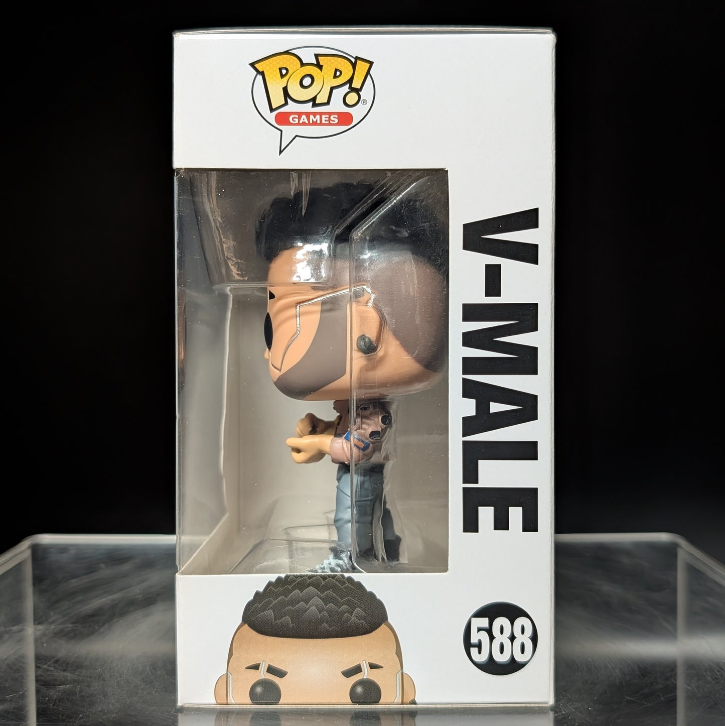 FUNKO POP! Vinyl Games RARE Cyberpunk 2077 #588 V - Male [VAULTED]