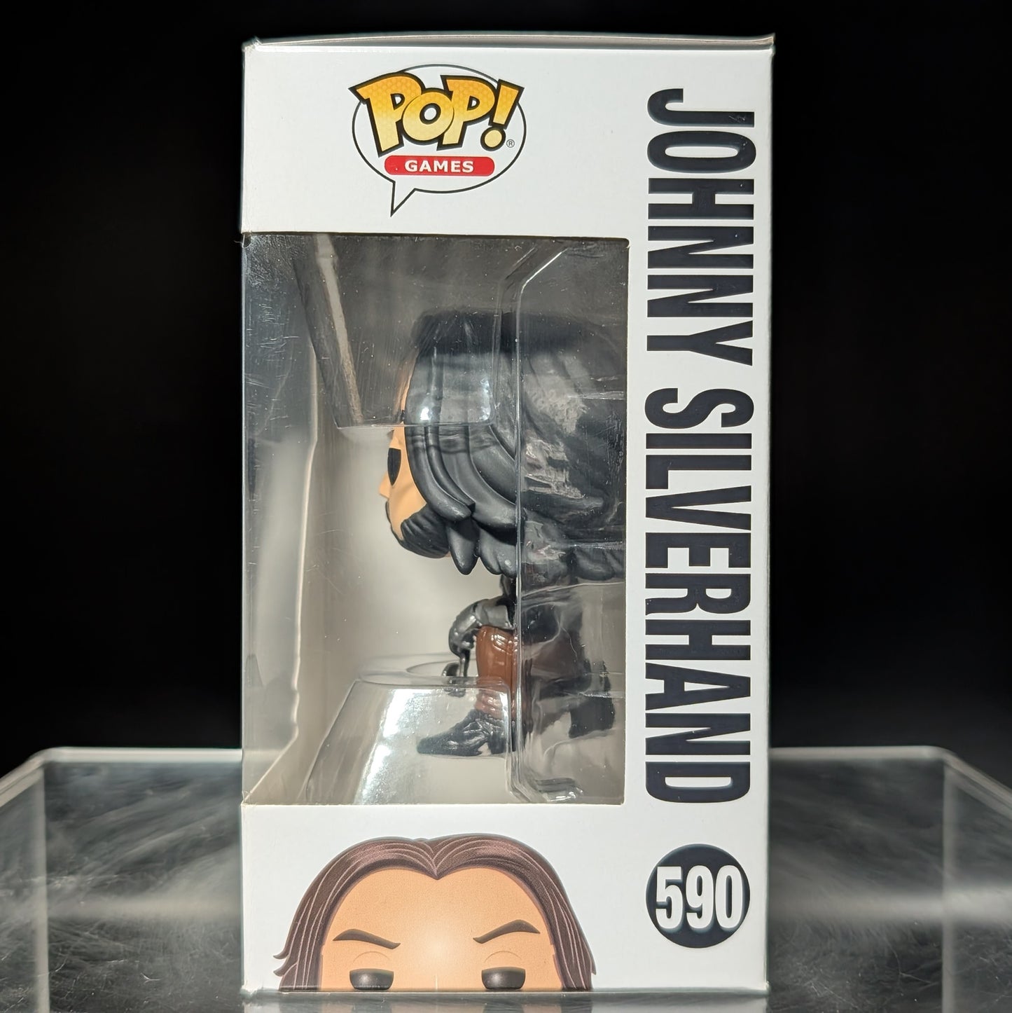 FUNKO POP! Vinyl Games RARE Cyberpunk 2077 #590 Johnny Silverhand (Crouching) [VAULTED]