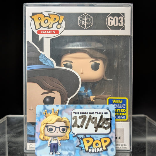 FUNKO POP! Vinyl Games RARE Critical Role #603 Vex'ahlia (on Broom) [Summer Convention] [VAULTED]