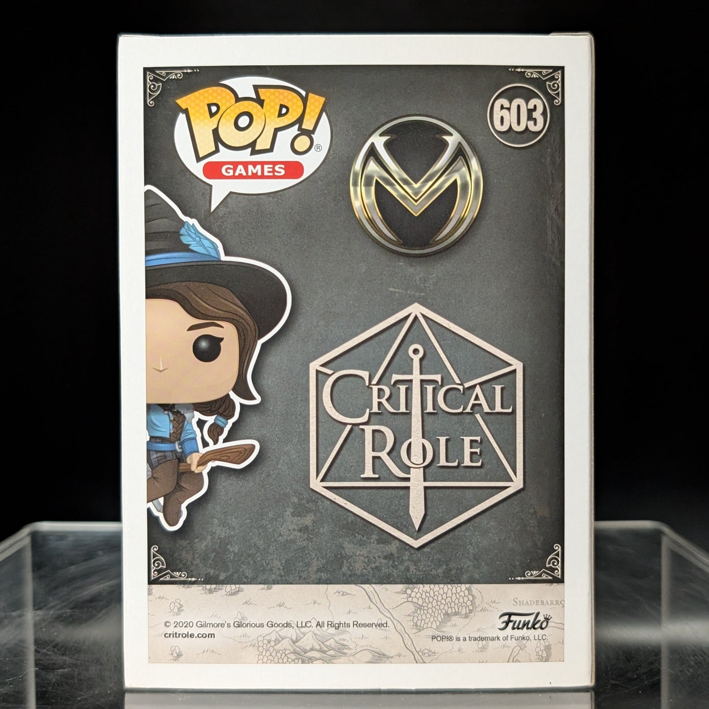 FUNKO POP! Vinyl Games RARE Critical Role #603 Vex'ahlia (on Broom) [Summer Convention] [VAULTED]