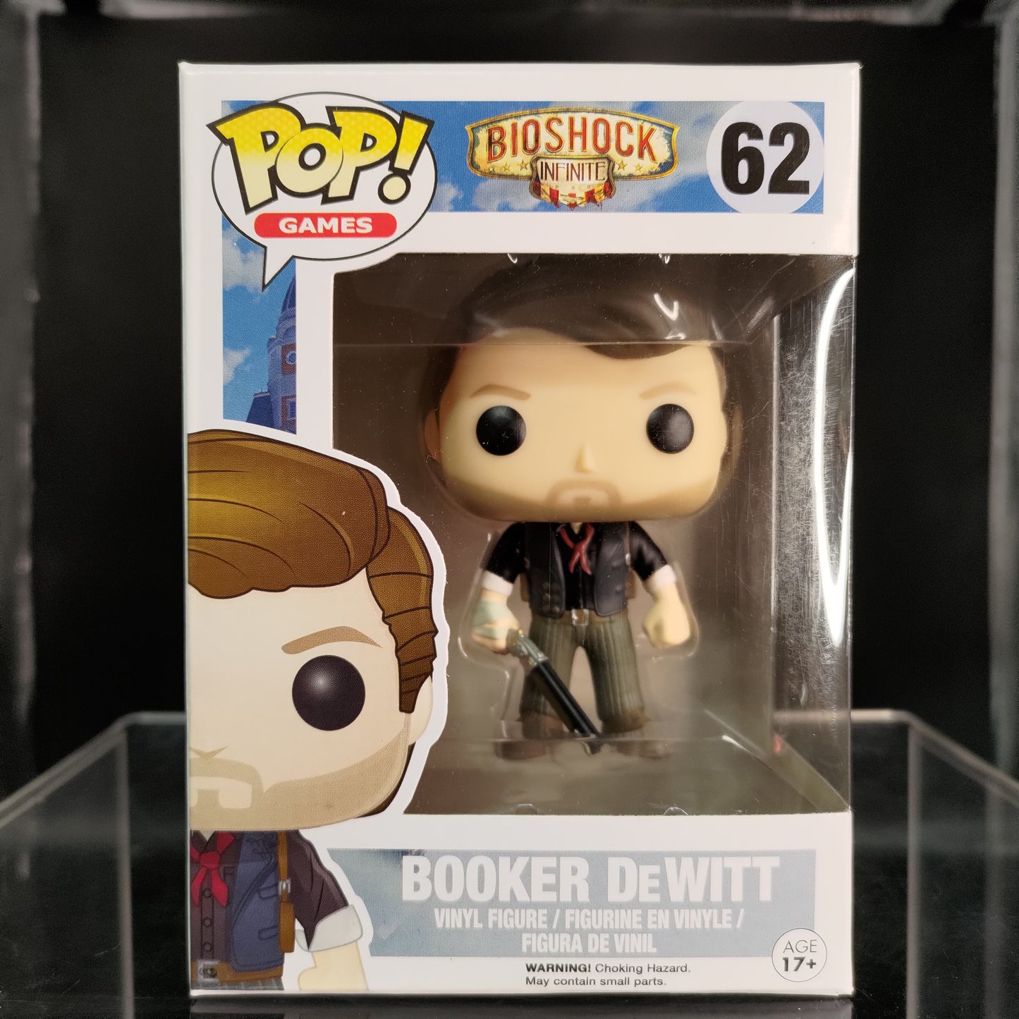 FUNKO POP! Vinyl Games RARE Bioshock Infinite #62 Booker DeWitt [VAULTED]