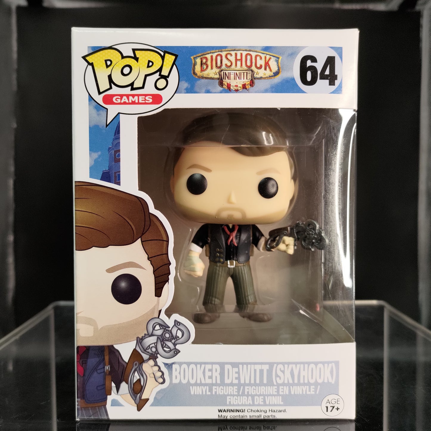 FUNKO POP! Vinyl Games RARE Bioshock Infinite #64 Booker DeWitt (Skyhook) [VAULTED]