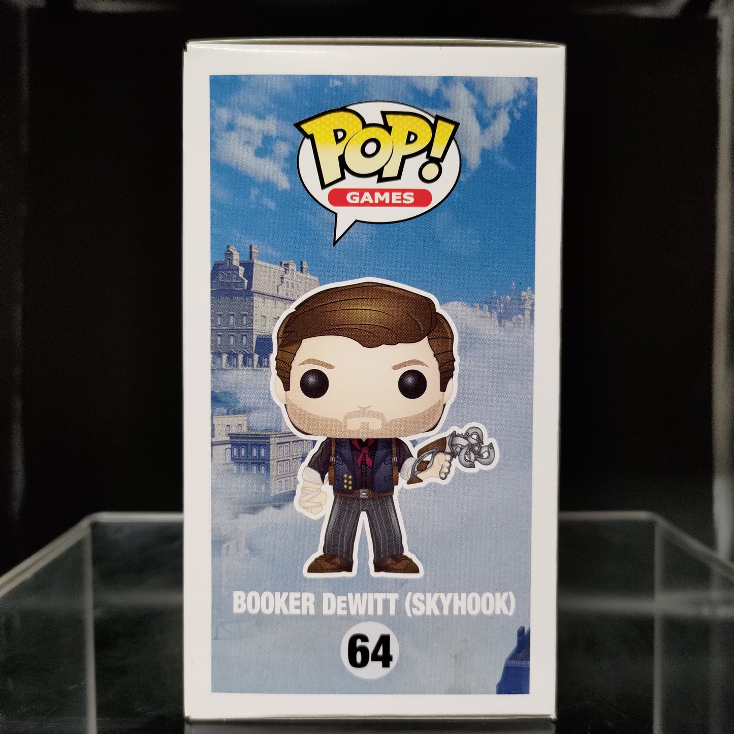 FUNKO POP! Vinyl Games RARE Bioshock Infinite #64 Booker DeWitt (Skyhook) [VAULTED]