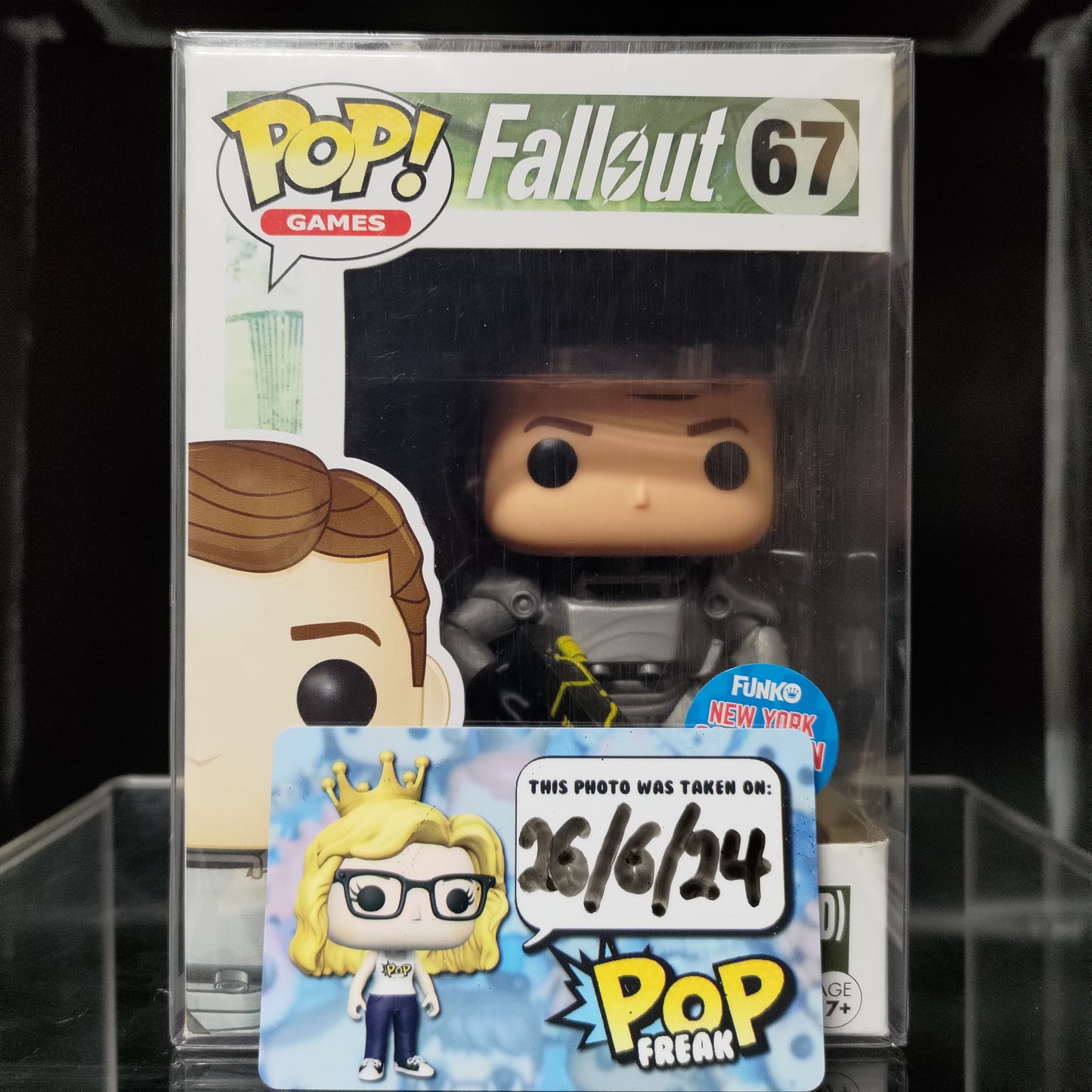 FUNKO POP! Vinyl Games RARE Fallout #67 Power Armor (Unmasked) [NYCC] [VAULTED]