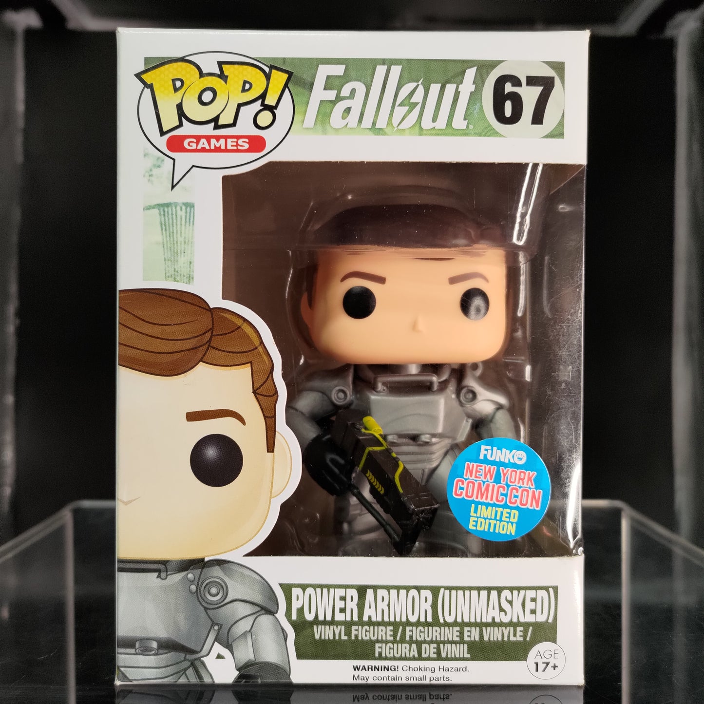 FUNKO POP! Vinyl Games RARE Fallout #67 Power Armor (Unmasked) [NYCC] [VAULTED]