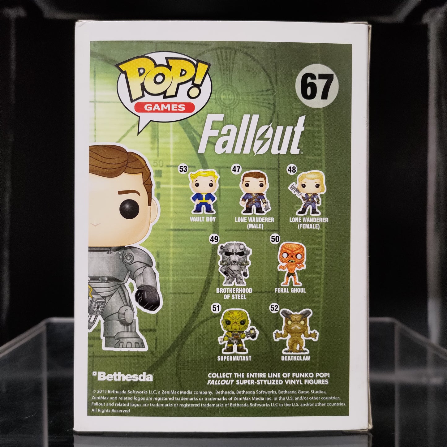 FUNKO POP! Vinyl Games RARE Fallout #67 Power Armor (Unmasked) [NYCC] [VAULTED]