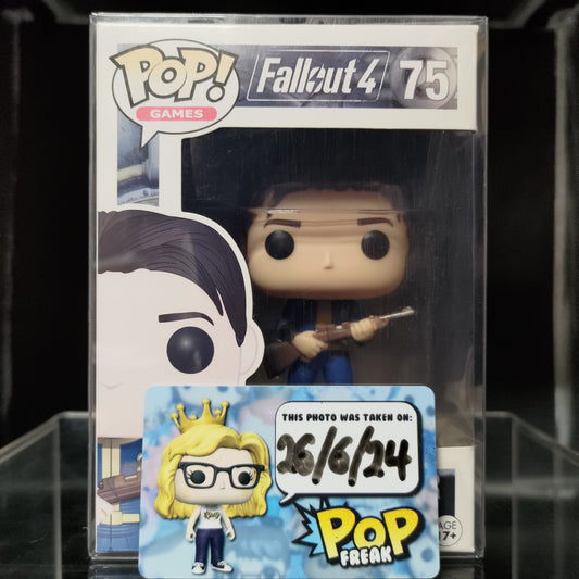 FUNKO POP! Vinyl Games RARE Fallout 4 #75 Sole Survivor [VAULTED]