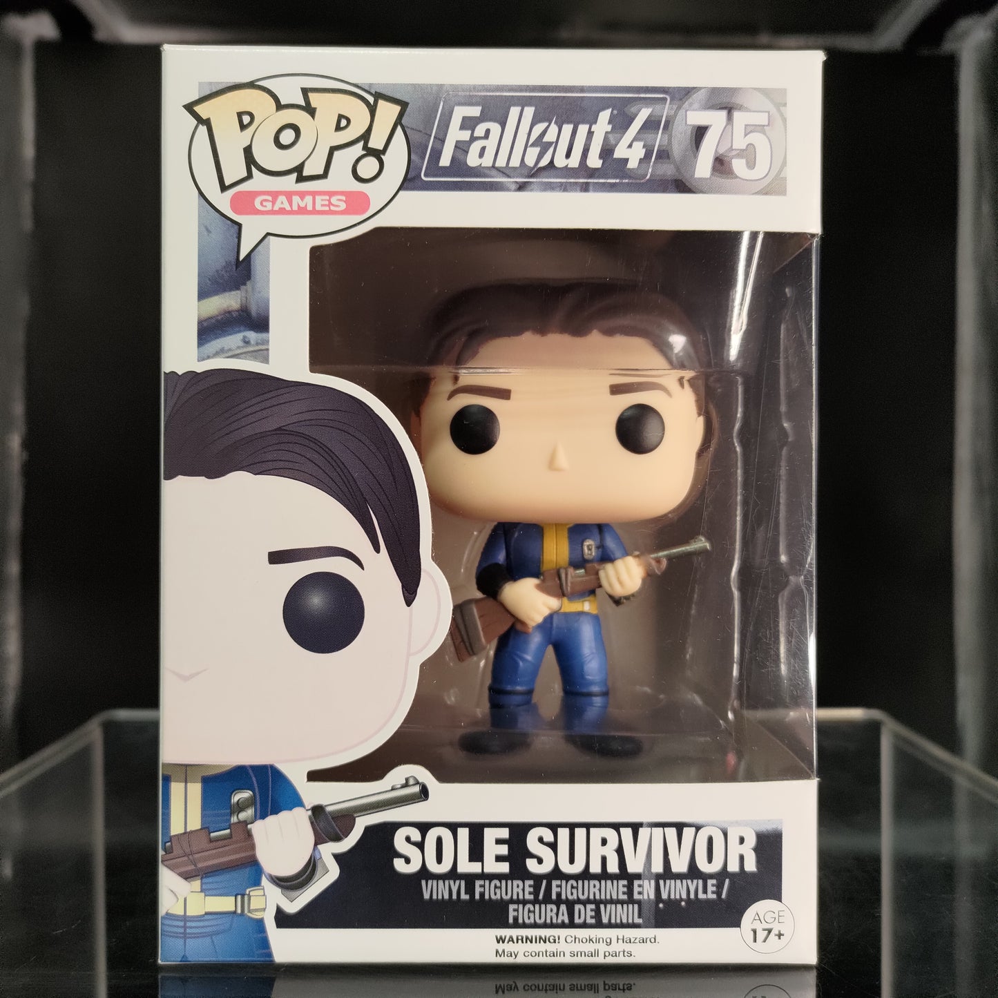 FUNKO POP! Vinyl Games RARE Fallout 4 #75 Sole Survivor [VAULTED]