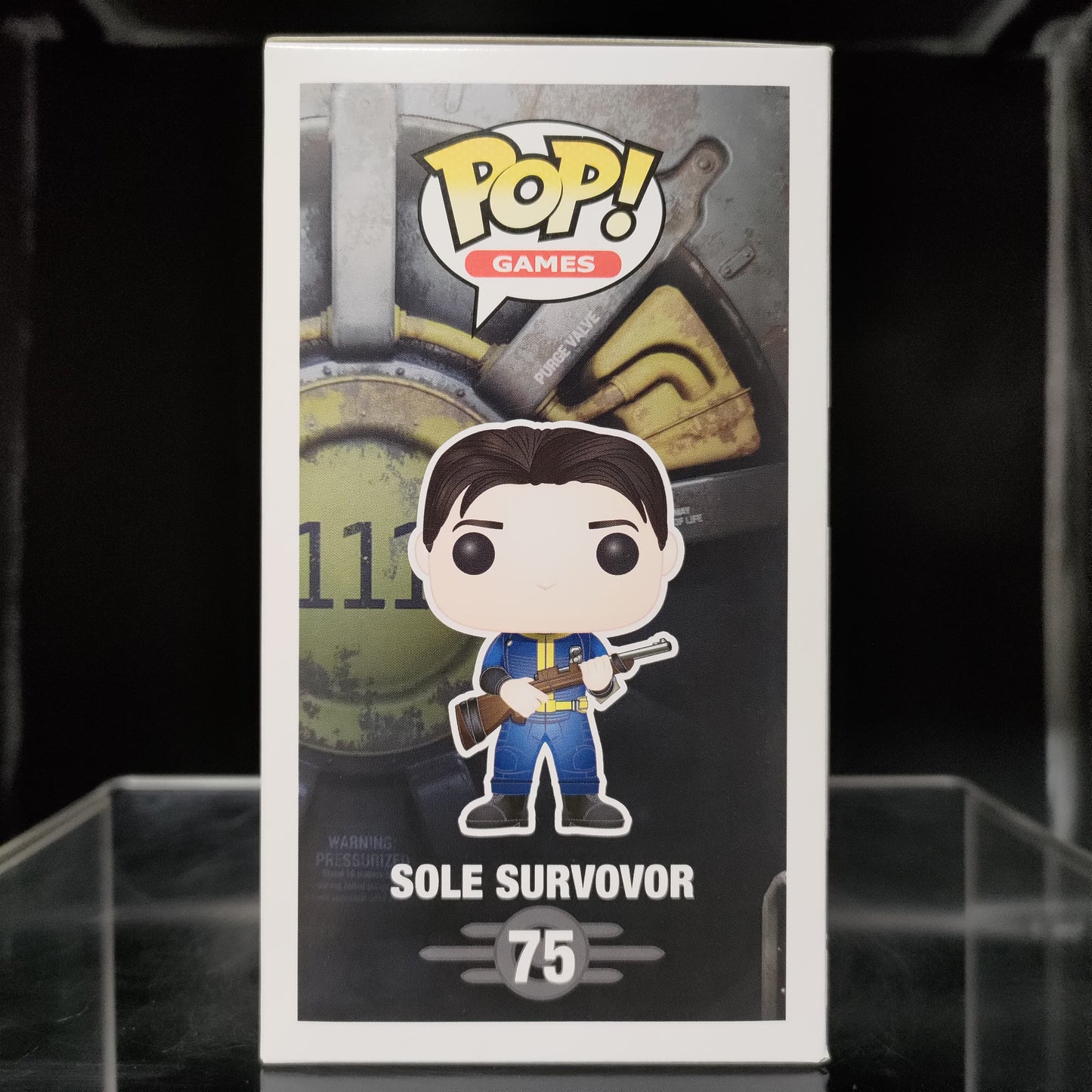 FUNKO POP! Vinyl Games RARE Fallout 4 #75 Sole Survivor [VAULTED]