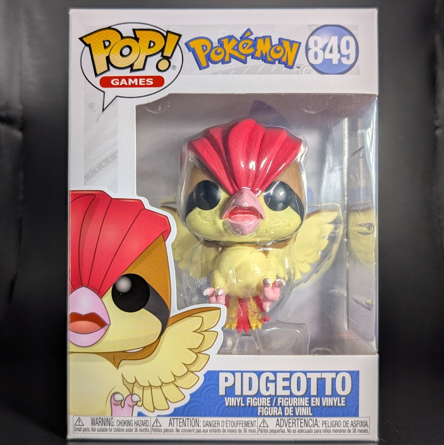 FUNKO POP! Vinyl Games RARE Pokemon #849 Pidgeotto [VAULTED]