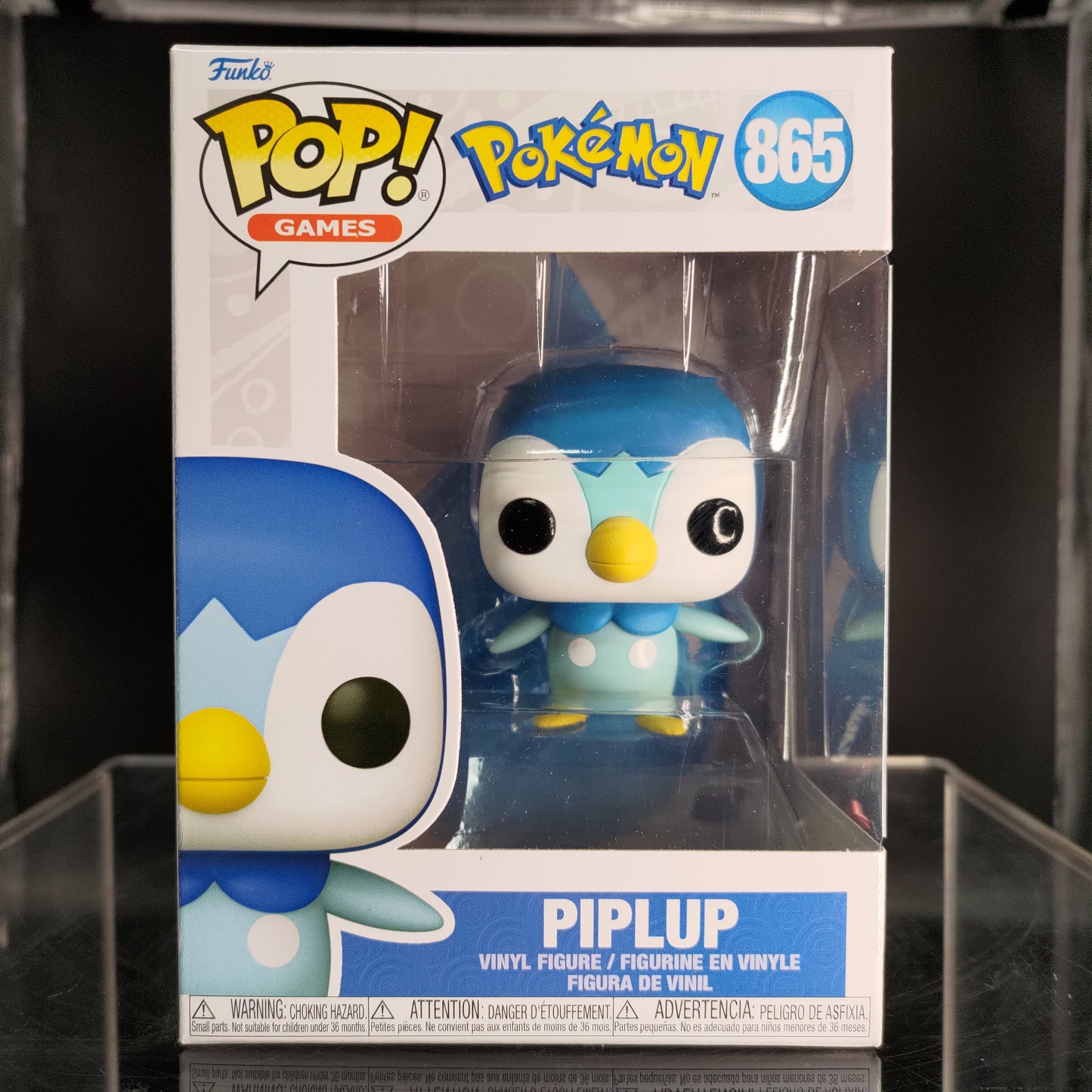 FUNKO POP! Vinyl Games RARE Pokemon #865 Piplup [VAULTED]