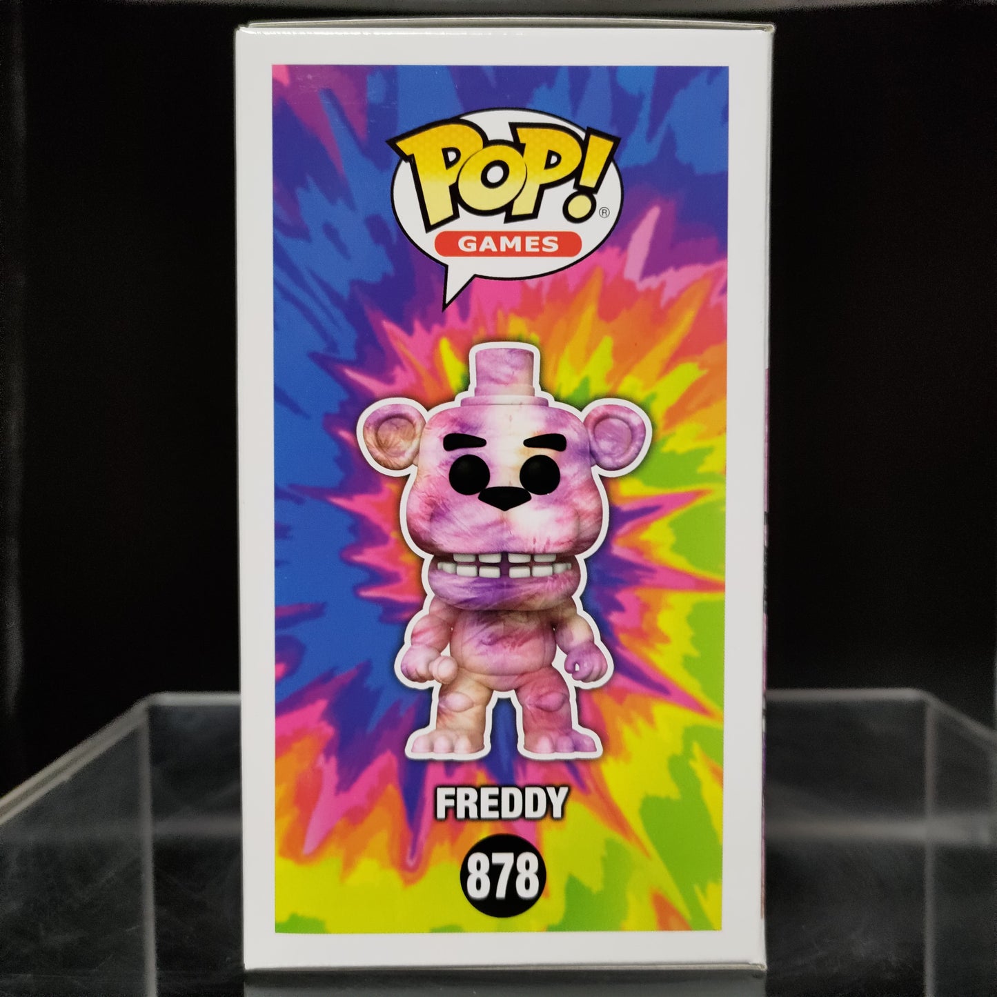 FUNKO POP! Vinyl Games RARE FNAF #878 Freddy Fazbear (Tie-Dye) [VAULTED]