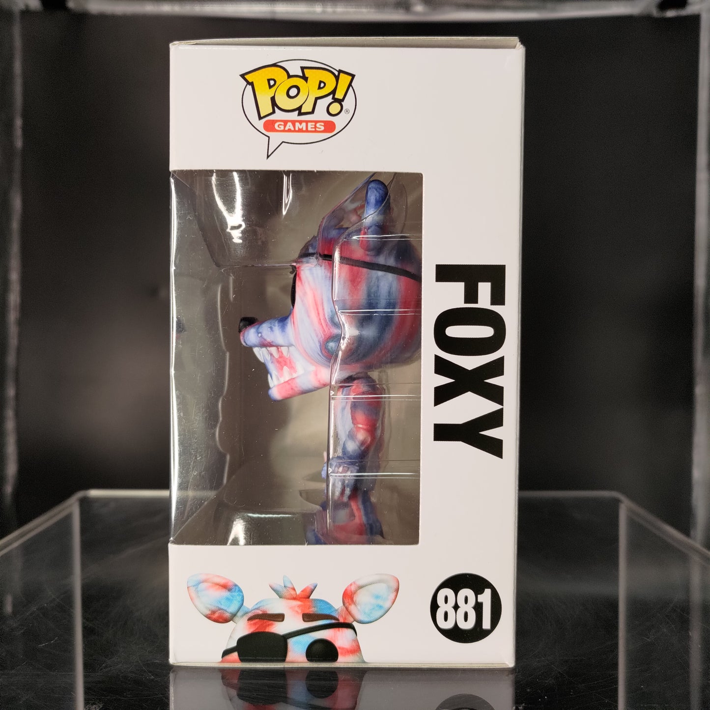 FUNKO POP! Vinyl Games RARE Five Nights at Freddy's #881 Foxy (Tie-Dye) [VAULTED]