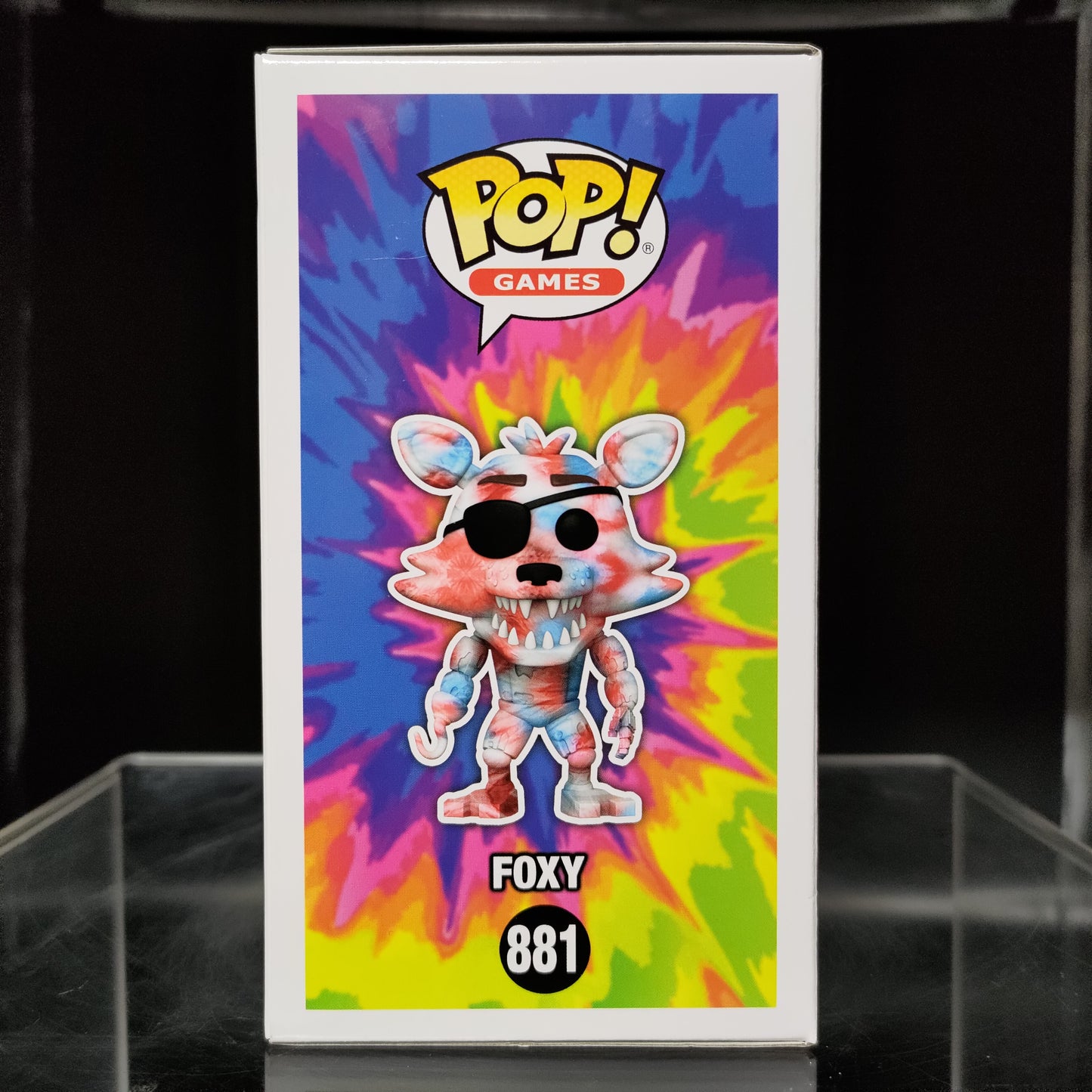 FUNKO POP! Vinyl Games RARE Five Nights at Freddy's #881 Foxy (Tie-Dye) [VAULTED]