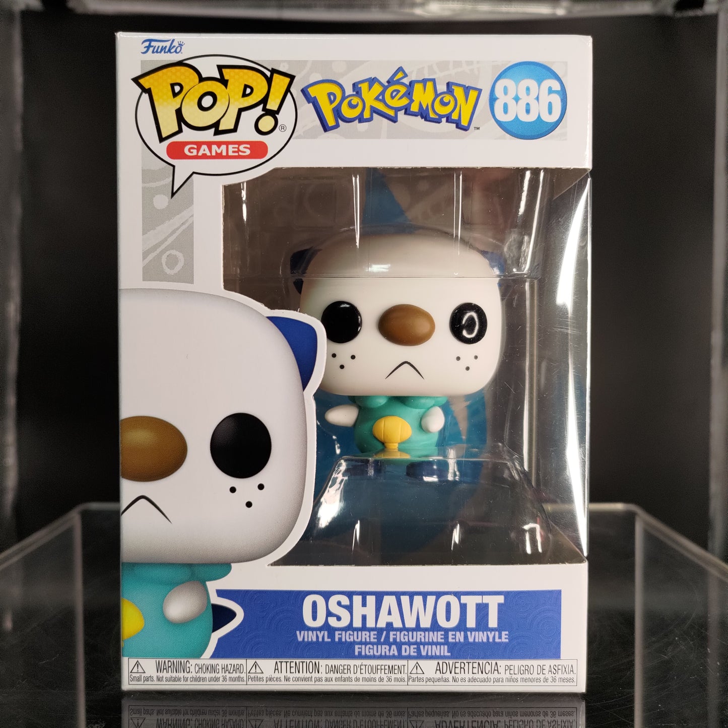 FUNKO POP! Vinyl Games RARE Pokemon #886 Oshawott [VAULTED]