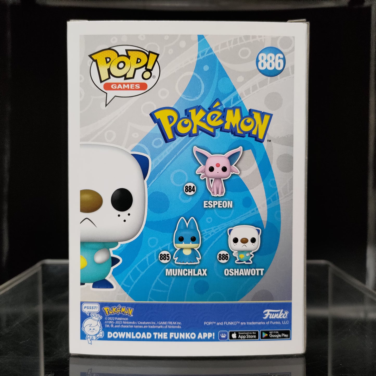 FUNKO POP! Vinyl Games RARE Pokemon #886 Oshawott [VAULTED]