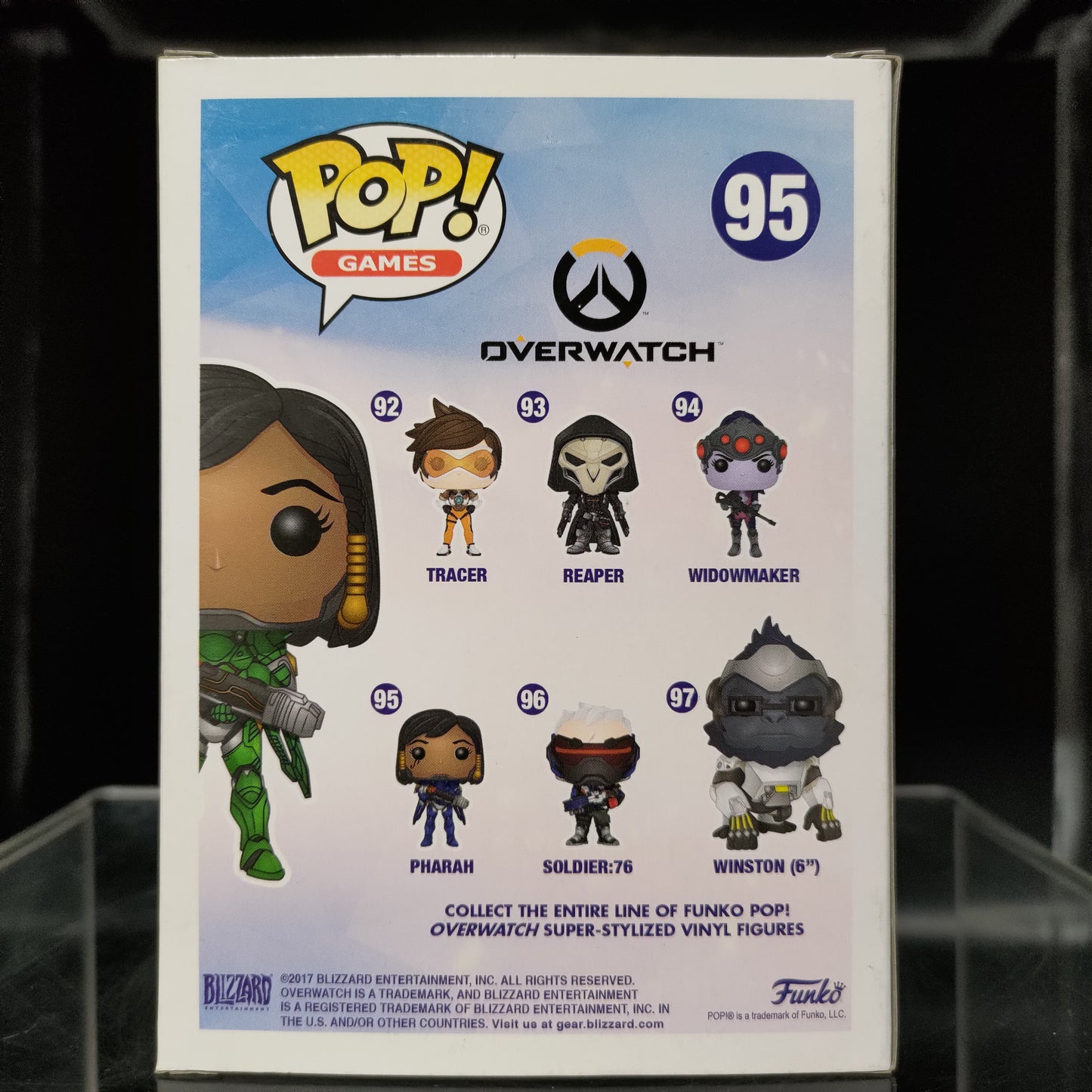 FUNKO POP! Vinyl Games RARE Overwatch #95 Pharah (Emerald) [Spring Convention] [VAULTED]