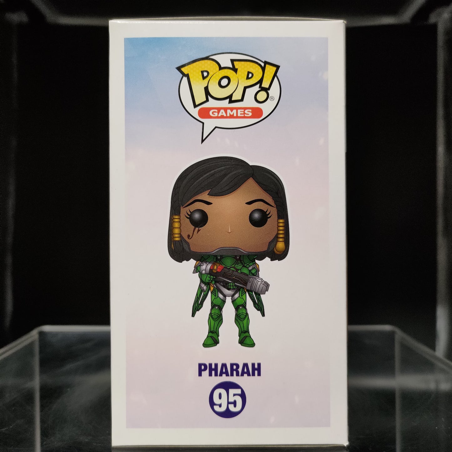 FUNKO POP! Vinyl Games RARE Overwatch #95 Pharah (Emerald) [Spring Convention] [VAULTED]