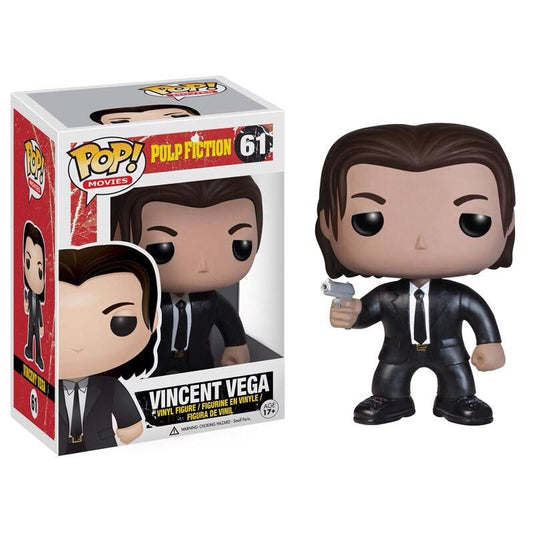 FUNKO POP! Vinyl Movies RARE Pulp Fiction #61 Vincent Vega [VAULTED]