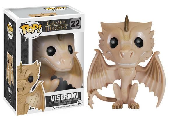 FUNKO POP! Vinyl Game of Thrones RARE #22 Viserion [Hot Topic (Stickerless)] [VAULTED]