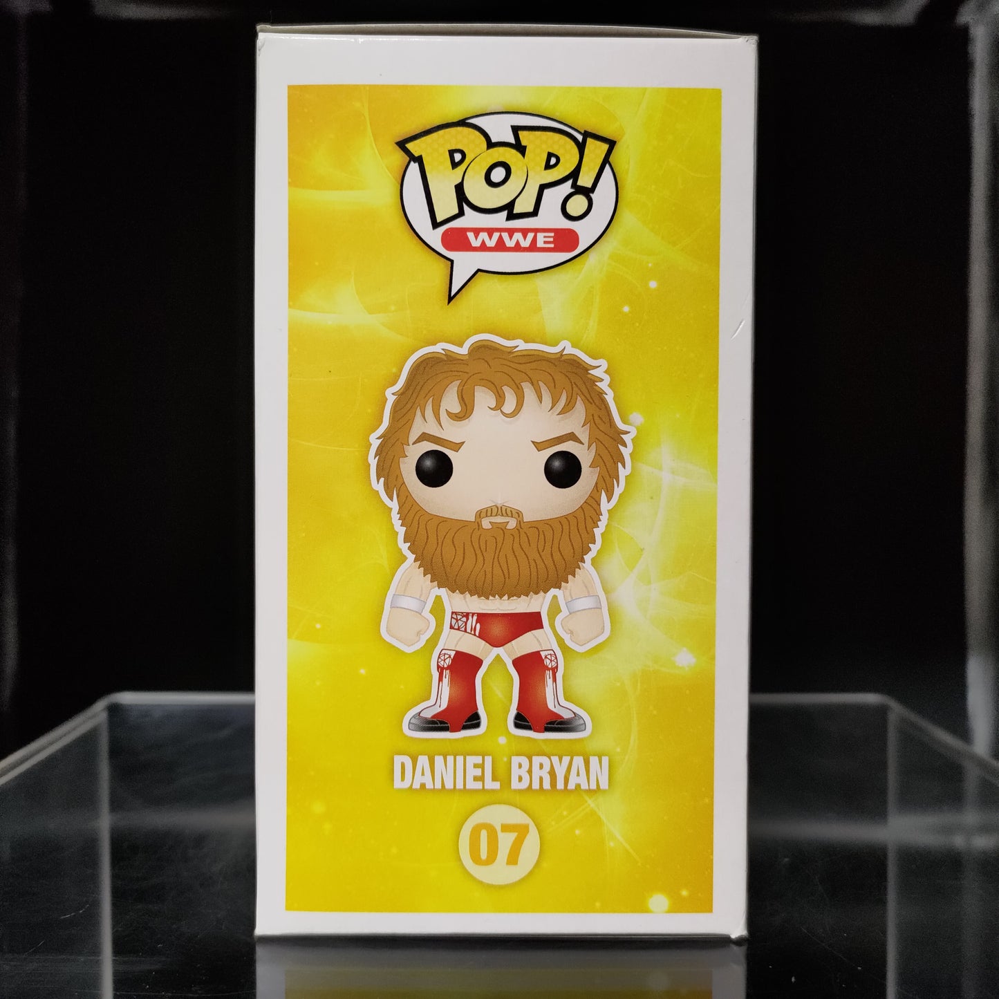 FUNKO POP! Vinyl WWE RARE #07 Daniel Bryan (Red Outfit) [Hot Topic (Stickerless)] [VAULTED]