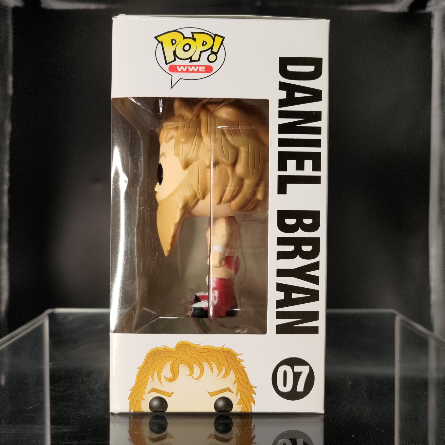 FUNKO POP! Vinyl WWE RARE #07 Daniel Bryan (Red Outfit) [Hot Topic (Stickerless)] [VAULTED]