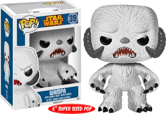 FUNKO POP! Vinyl Bobble-Head Star Wars RARE #39 Wampa (6in Super) [VAULTED]