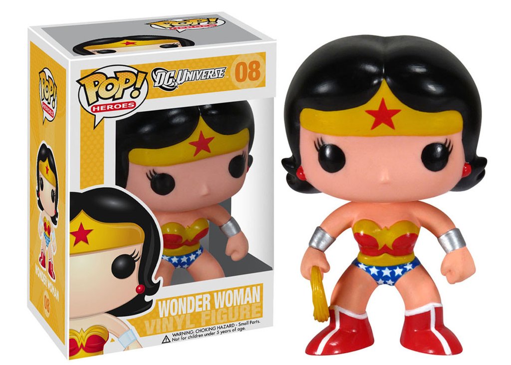 FUNKO POP! Vinyl Heroes RARE DC Universe #08 Wonder Woman ("DC Universe" Box) [VAULTED]