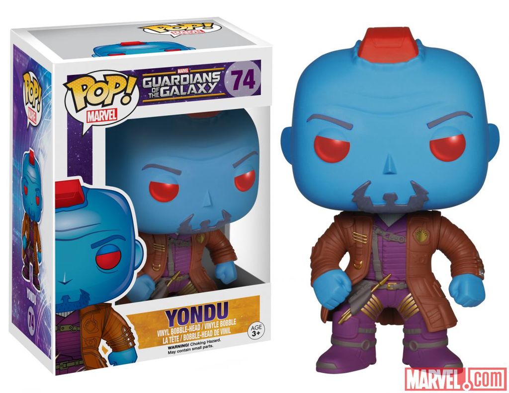 FUNKO POP! Vinyl Bobble-Head Marvel RARE Guardians of the Galaxy #74 Yondu [VAULTED]