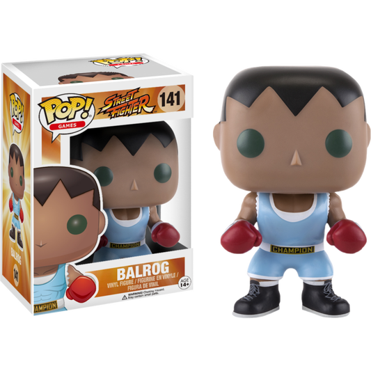 FUNKO POP! Vinyl Games RARE Street Fighter #141 Balrog (Street Fighter) [VAULTED]