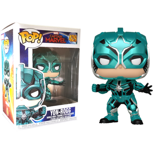 FUNKO POP! Bobble-Head Marvel RARE Captain Marvel #429 Yon-Rogg (Star Commander) [VAULTED]