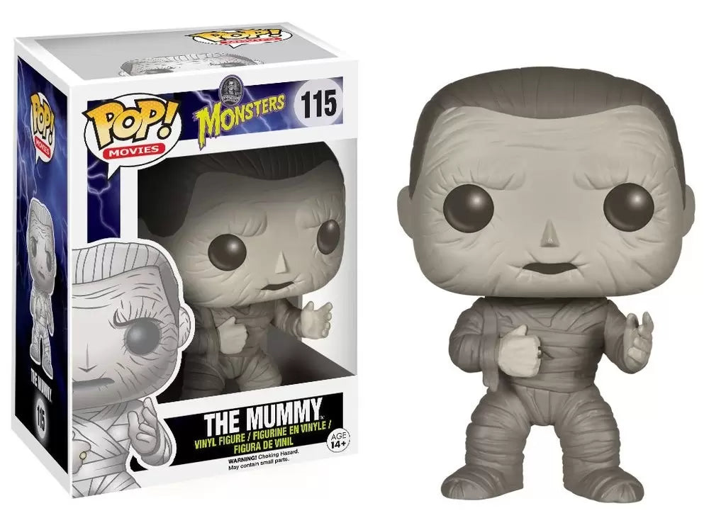 FUNKO POP! Vinyl Movies RARE Monsters #115 The Mummy [VAULTED]