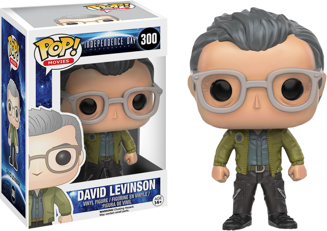 FUNKO POP! Vinyl Movies RARE Independence Day #300 David Levinson (Resurgence) [VAULTED]