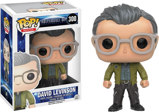 FUNKO POP! Vinyl Movies RARE Independence Day #300 David Levinson (Resurgence) [VAULTED]