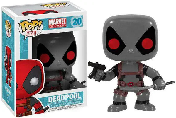 FUNKO POP! Vinyl Marvel RARE Marvel Universe #20 Deadpool (Grey - X-Force) [VAULTED]