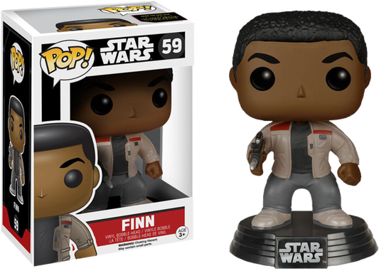 FUNKO POP! Vinyl Bobble-Head Star Wars RARE #59 Finn [VAULTED]