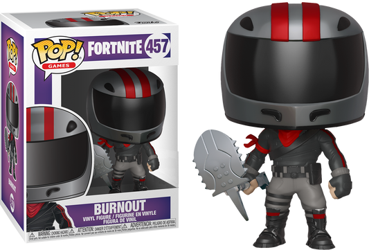 FUNKO POP! Vinyl Games RARE Fortnite #457 Burnout [VAULTED]