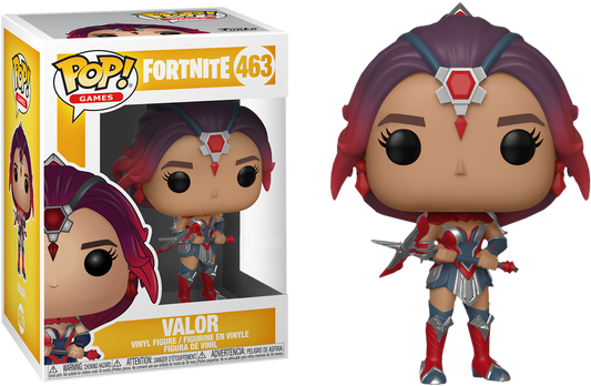 FUNKO POP! Vinyl Games RARE Fortnite #463 Valor [VAULTED]